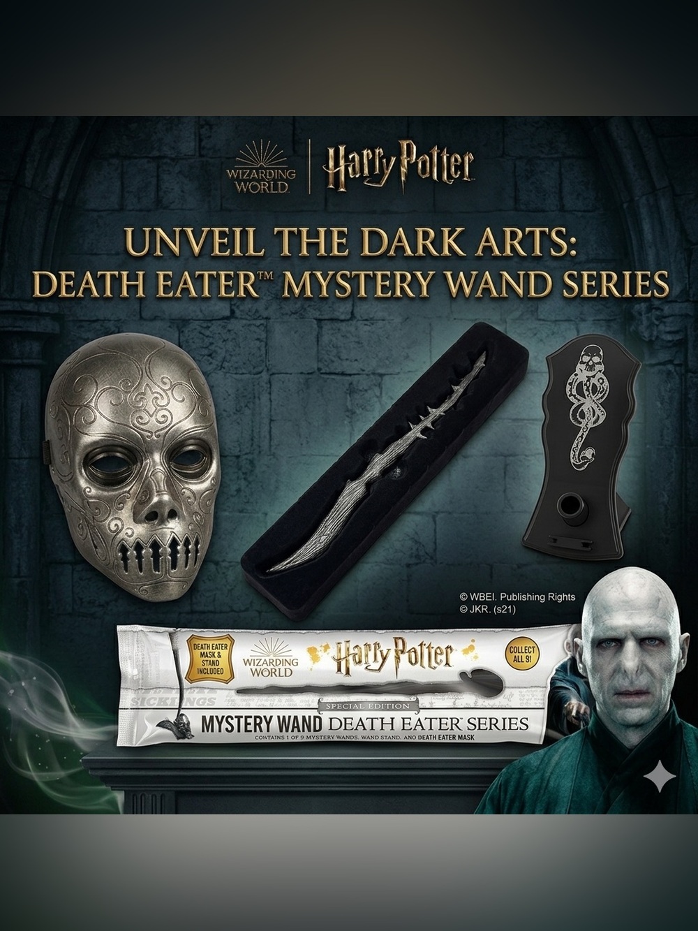 Harry Potter Death Eater Mystery Wand - Thorn Wand